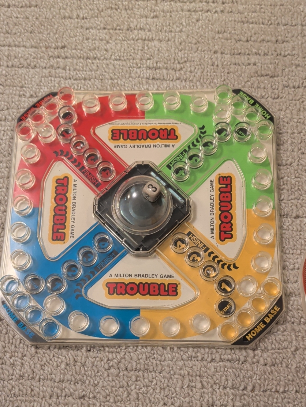 Trouble Board Game - Multicolor